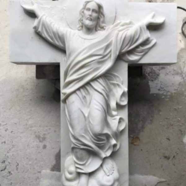 Phù điêu Chúa Thăng Thiên bằng đá cẩm thạch cao 1,4 mét (PĐ004)